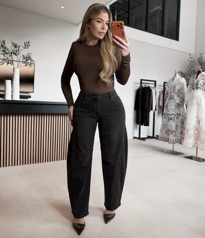 The Barrel jeans - Choco