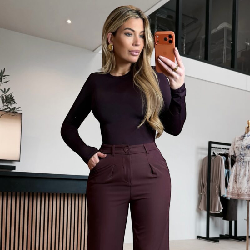 Skins long sleeve body - Aubergine