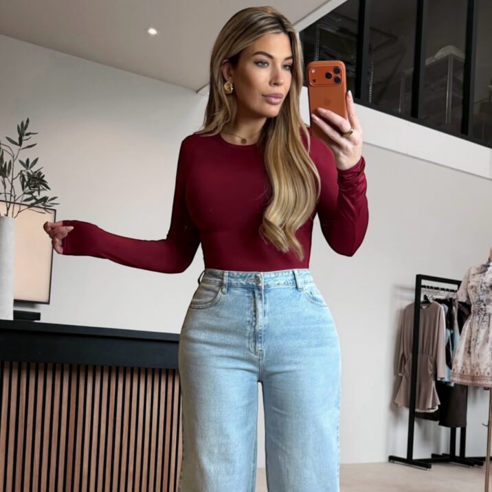 Skins long sleeve body - Bordeaux