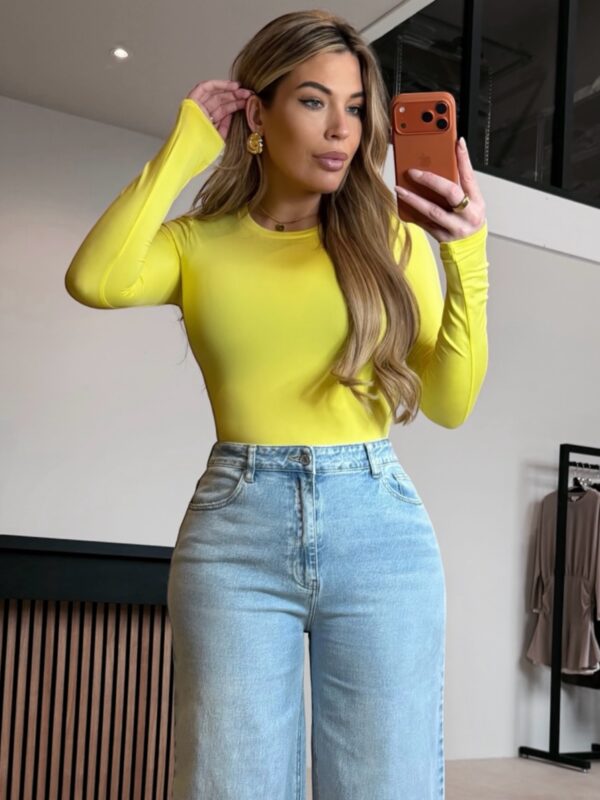 Skins long sleeve body - Yellow