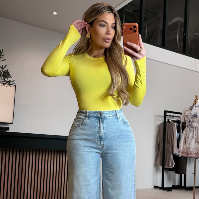 Skins long sleeve body - Yellow