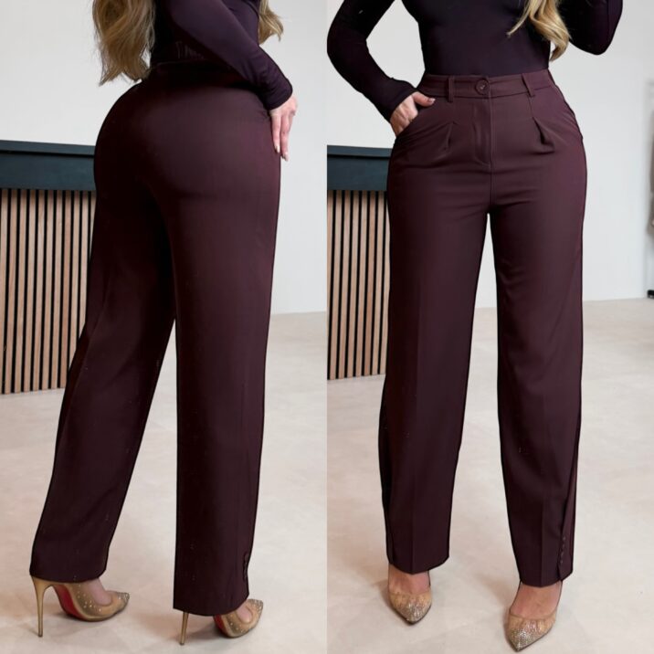Maddie pantalon - Bordo