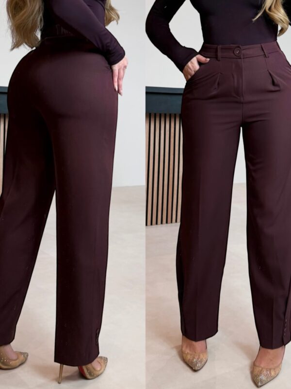 Maddie pantalon - Bordo
