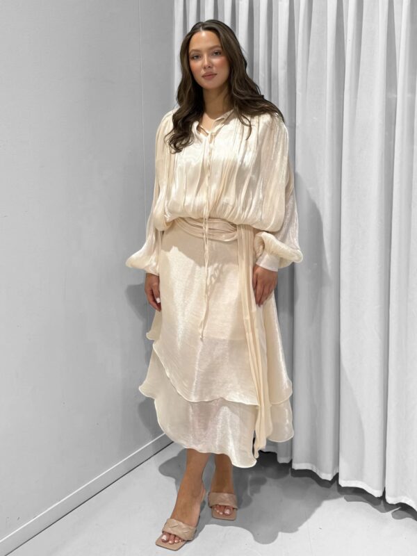 St Tropez Blouse Set - beige