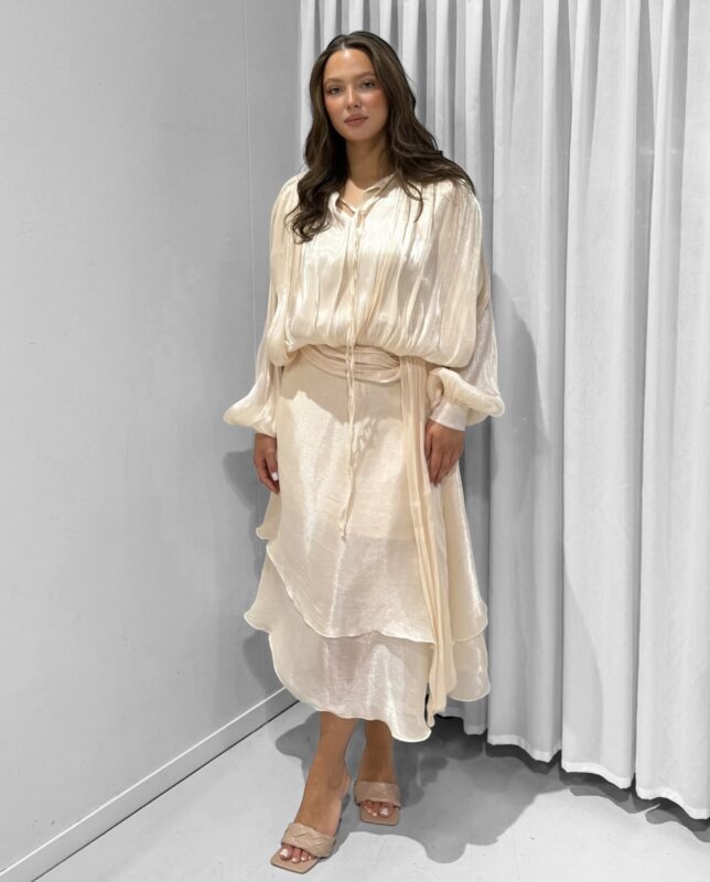 St Tropez Blouse Set - beige