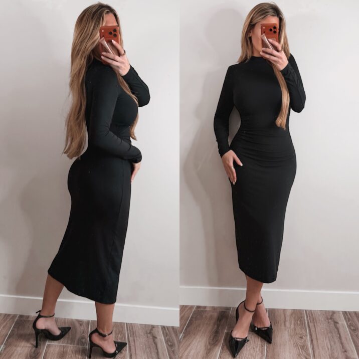 Midnight Classy Dress - Black