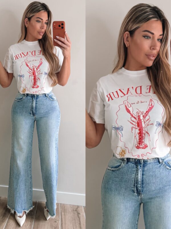 Cote D'azur tee - White