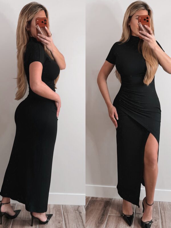 Barcelona split dress - Black