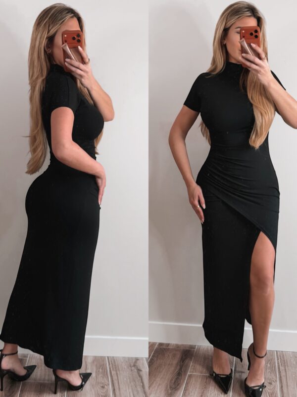 Barcelona split dress - Black
