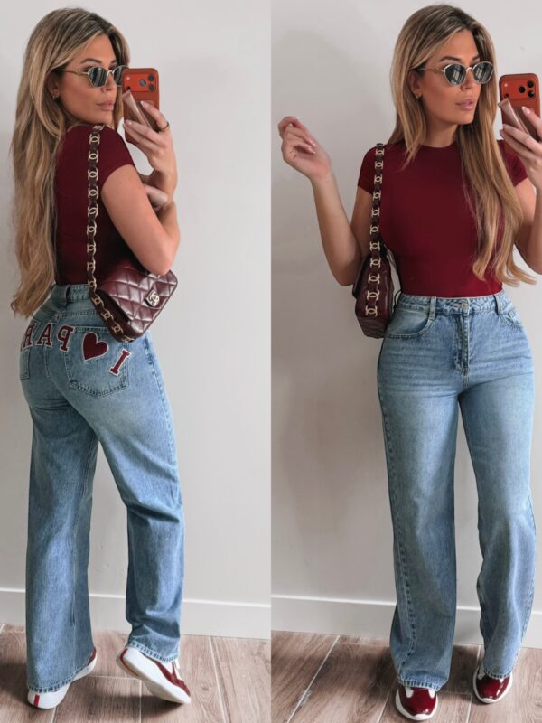 Skins T-shirt body - Bordo