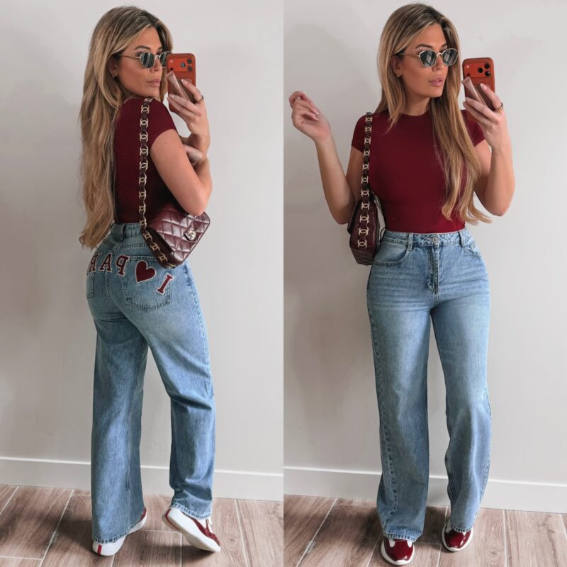 Skins T-shirt body - Bordo