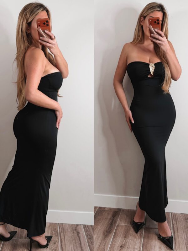 Talamanca strapless Dress - Black