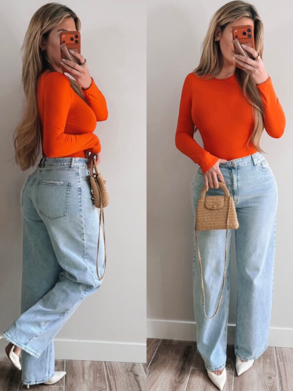 Skins long sleeve body - Orange