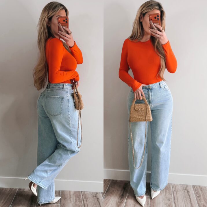 Skins long sleeve body - Orange