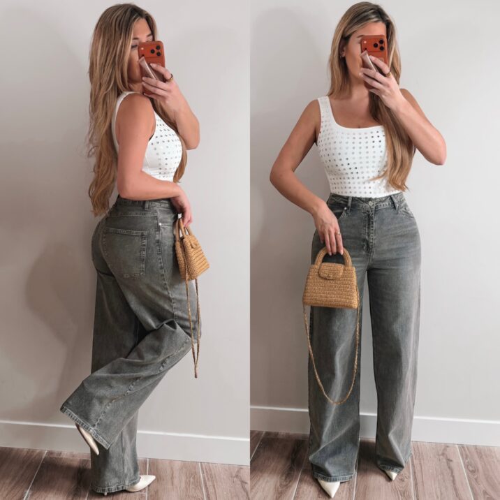 Stacy Stud body - White