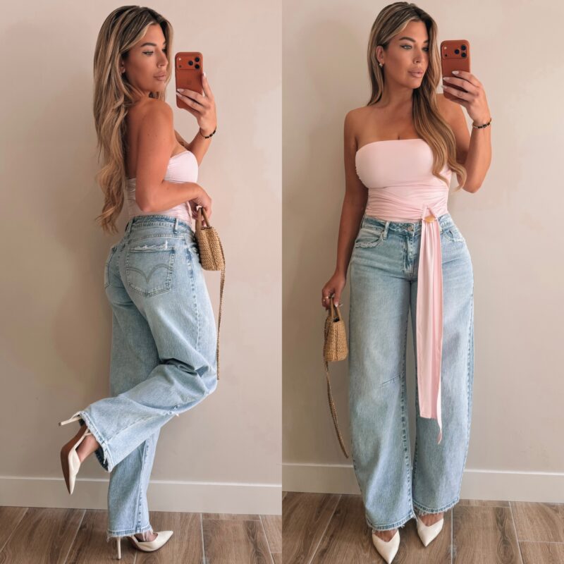 Strapless stone Body - Pink