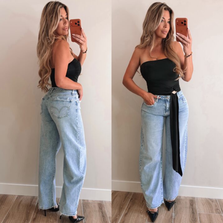 Strapless stone Body - Black