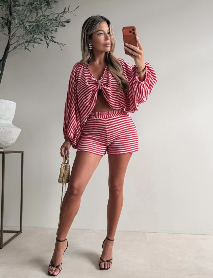 Knitted Paradise set - Pink