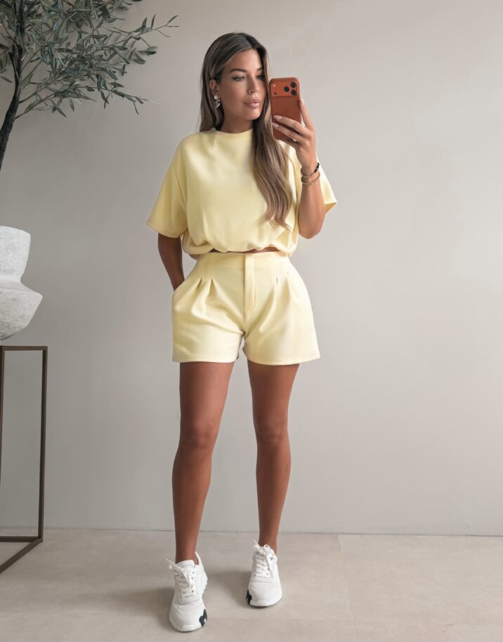 New Jogging Pantalon Set - Yellow