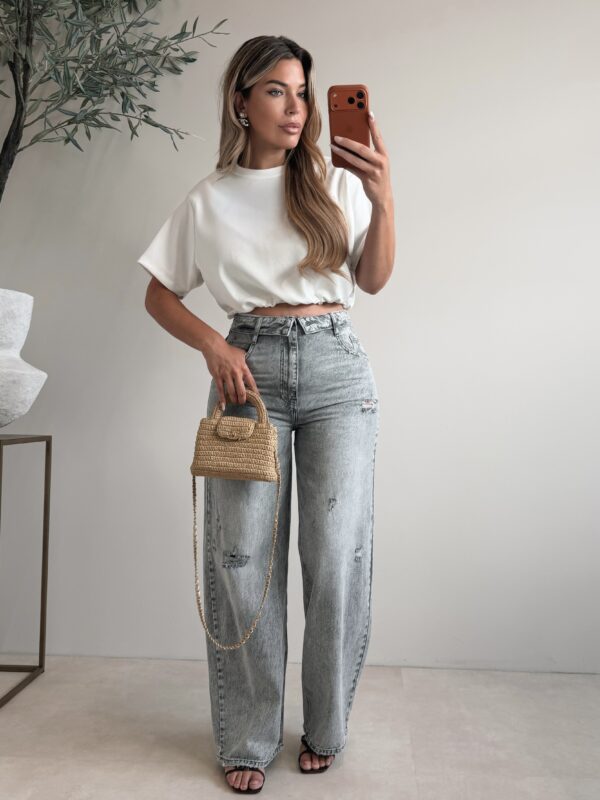 Jazz Crop top  - White