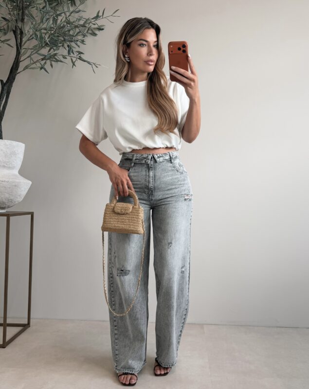 Jazz Crop top  - White