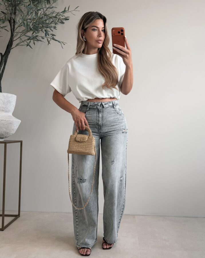Jazz Crop top  - White
