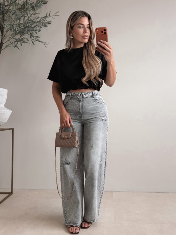 Jazz Crop top  - Black