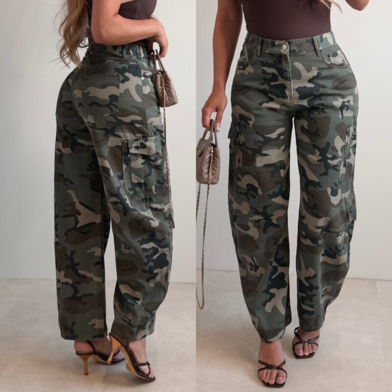 Pocket Camoflage Jeans