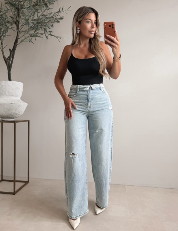 Cassie Crop top - Black