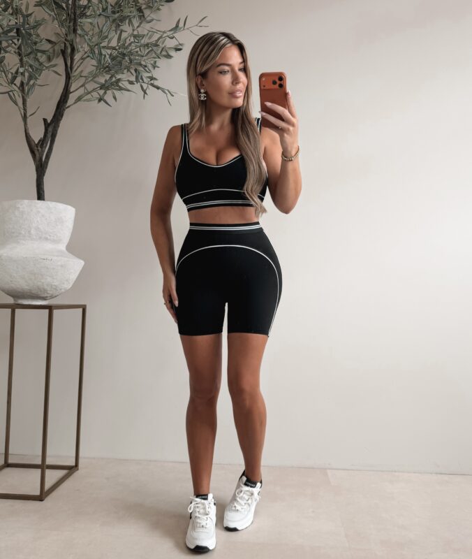 Essential Short Sporty 2 piece - Black