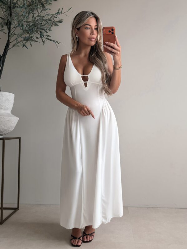 Solange maxi dress - White