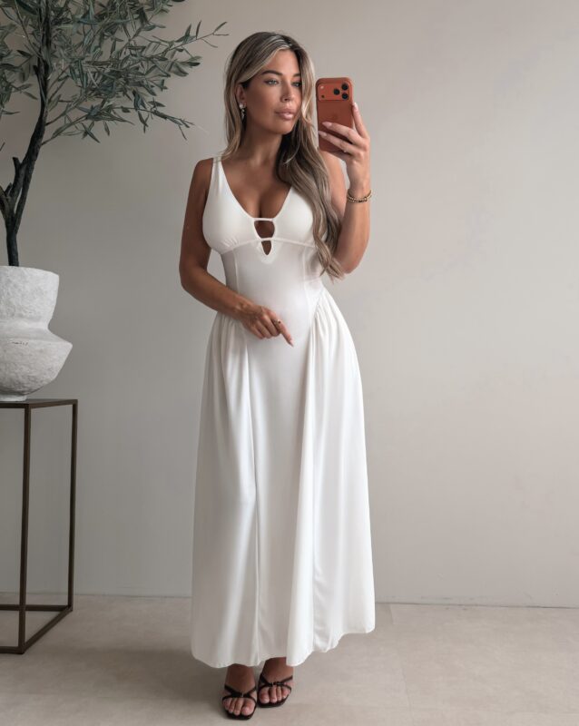 Solange maxi dress - White