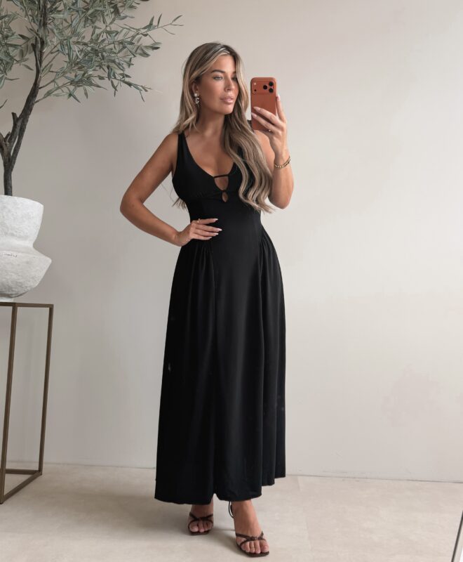 Solange maxi dress - Black