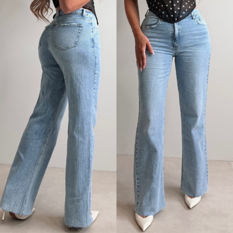 Tall Wide Leg Jeans - Blue