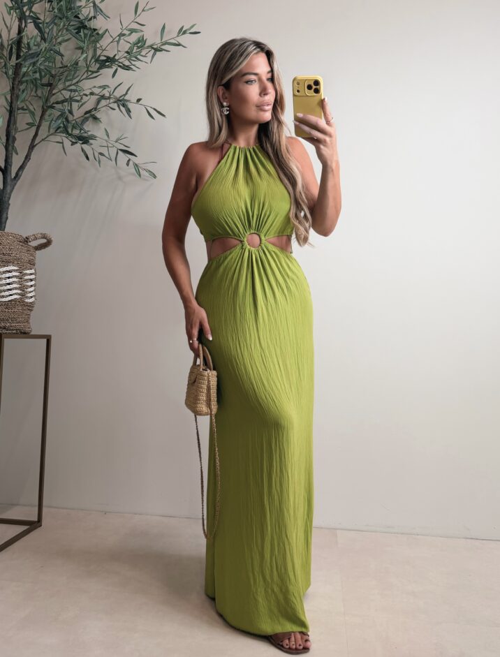 Yacht Day Dress - Green