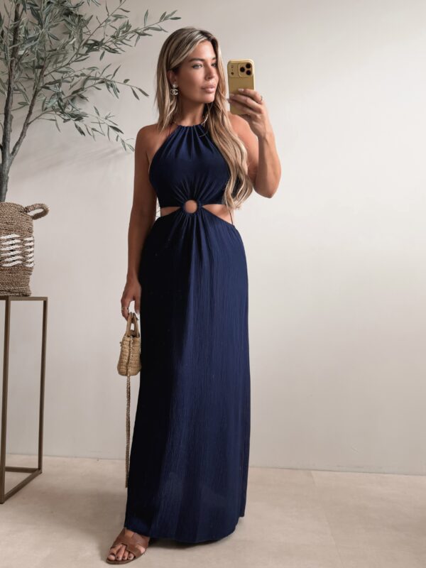 Yacht Day Dress - Navy
