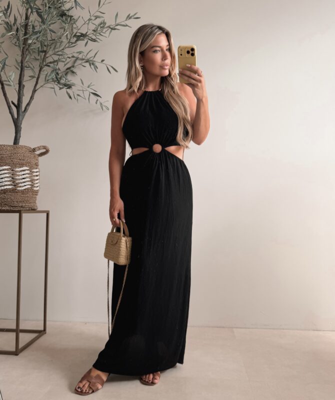 Yacht Day Dress - Black