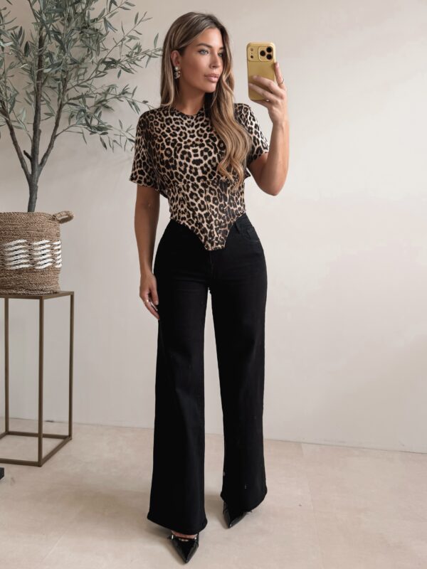 Corset Slay top  - Leopard
