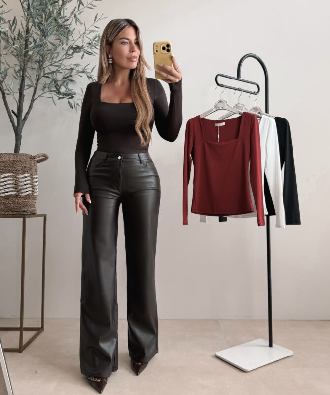 Skins Squared long sleeve top - Black (Pre-order Donderdag)