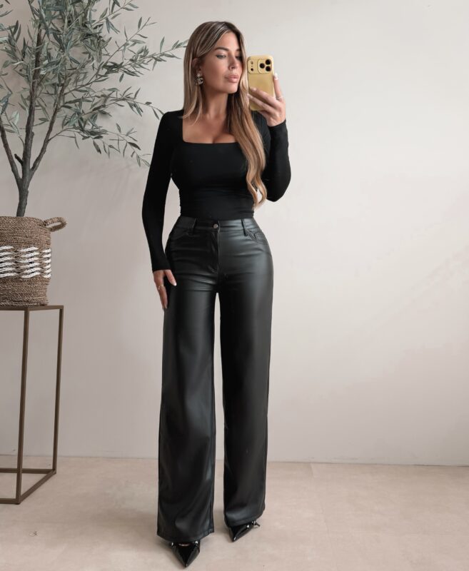 Skins Squared long sleeve top - Black (Pre-order Donderdag)
