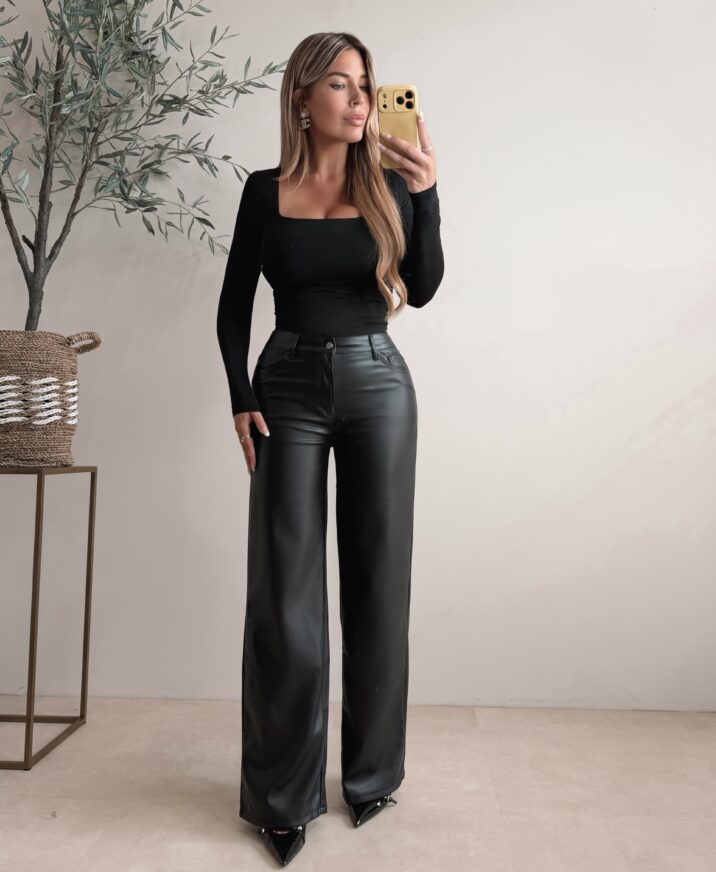 Skins Squared long sleeve top - Black (Pre-order Donderdag)