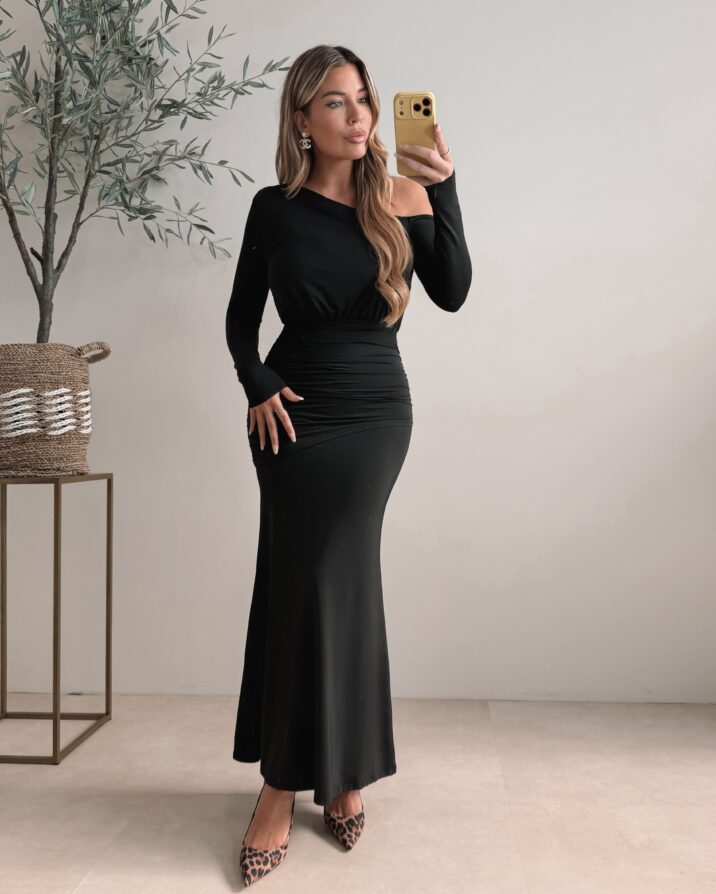 Julieta Snatched dress  - Black