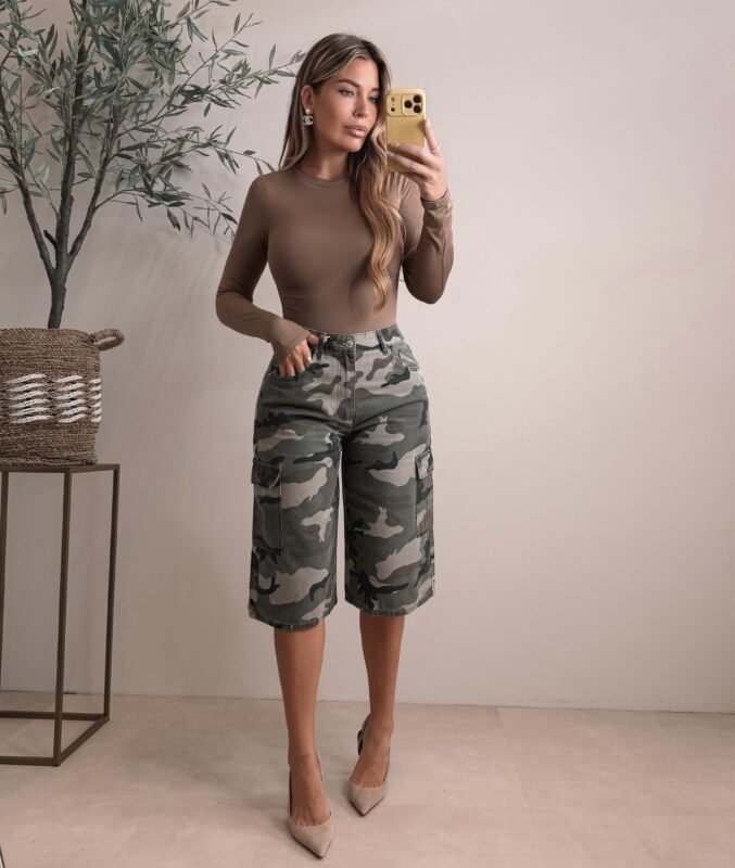 Bermuda pocket Jeans - Camoflage