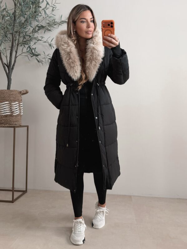 Studio Winterjacket - Black/Beige