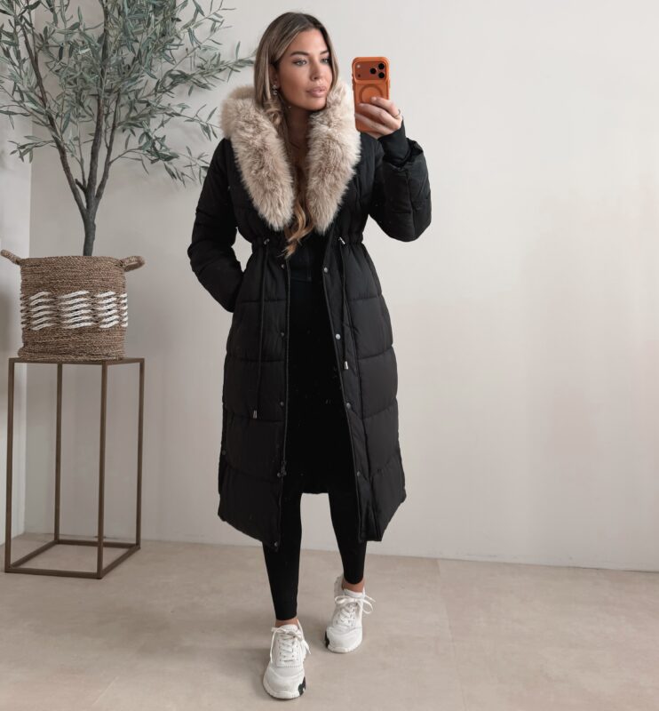 Studio Winterjacket - Black/Beige