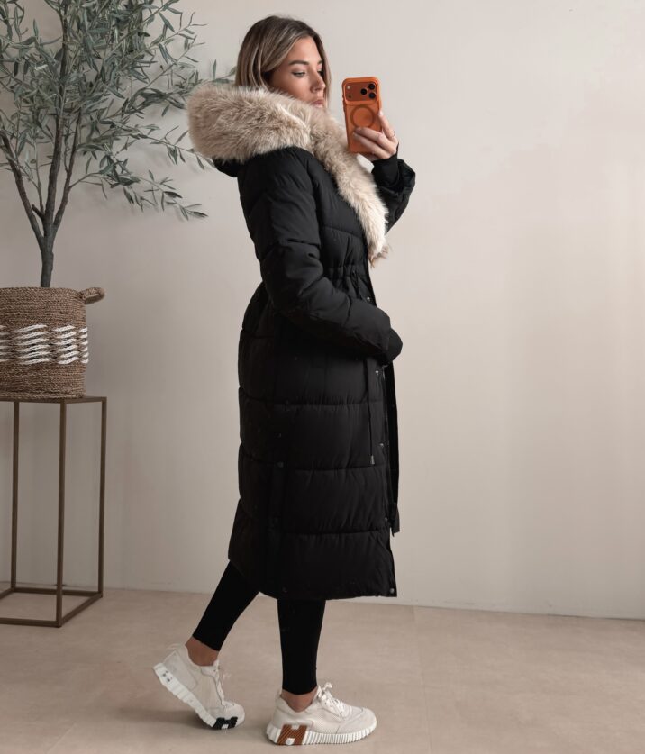 Studio Winterjacket - Black/Beige