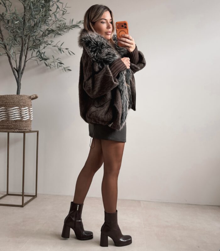 Exclusive Wool Jacket - Choco