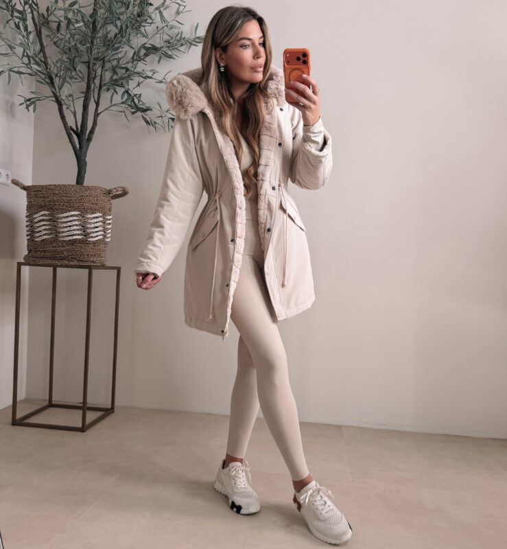 Reversible Winterjacket - Beige