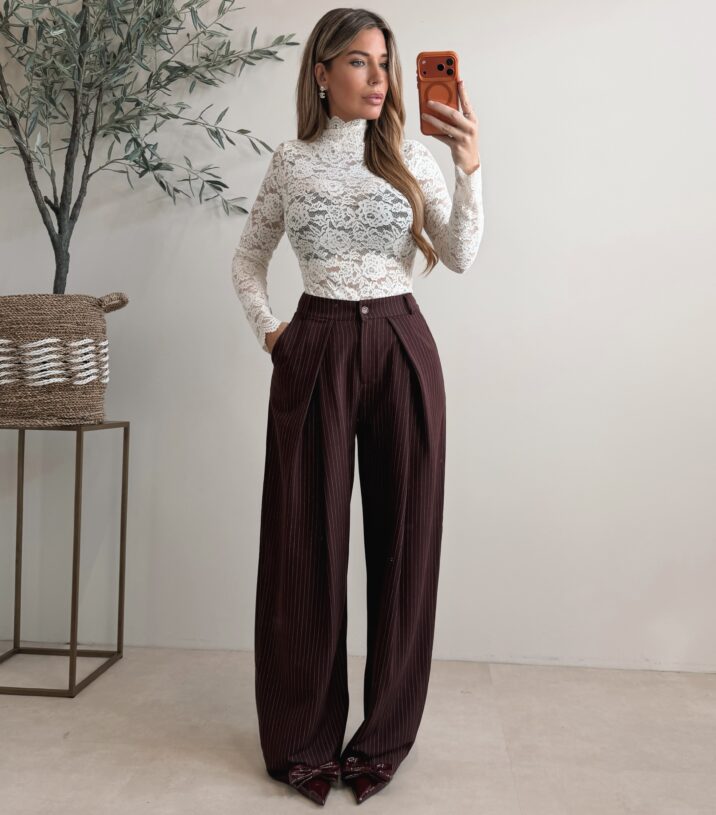 Lucy Lace top - Creme
