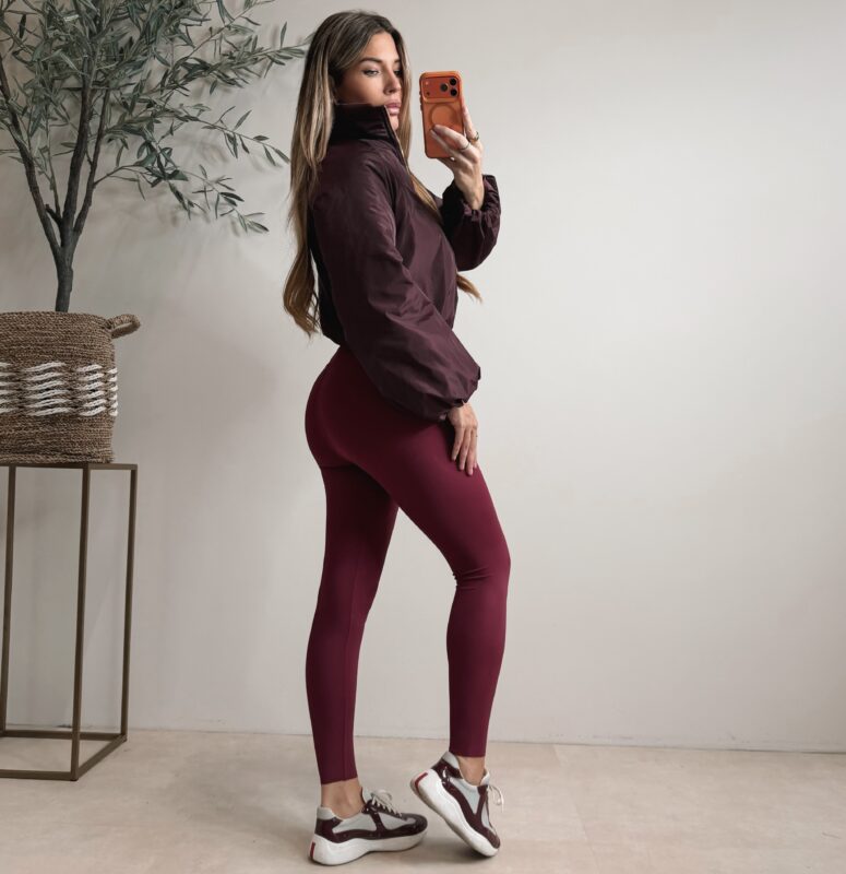 Shape push up legging - Bordo